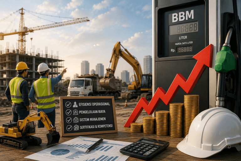 Harga BBM Naik? Ini Dampaknya Bagi Perusahaan Konstruksi & Cara Meningkatkan Efisiensi Operasional