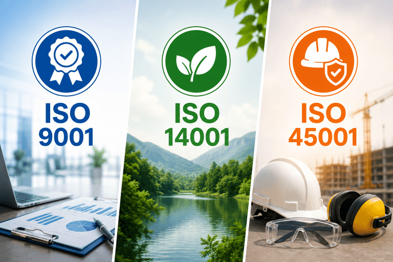Perbedaan ISO 9001, 14001, dan 45001: Mana yang Dibutuhkan Perusahaan Anda?
