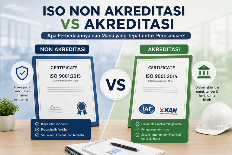 ISO Non Akreditasi vs Akreditasi: Apa Perbedaannya dan Mana yang Tepat untuk Perusahaan?